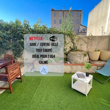 Le Grand Bleu Terrasseclimwifinetflix Proche Gare-Centre Apartment Marseille Luaran gambar