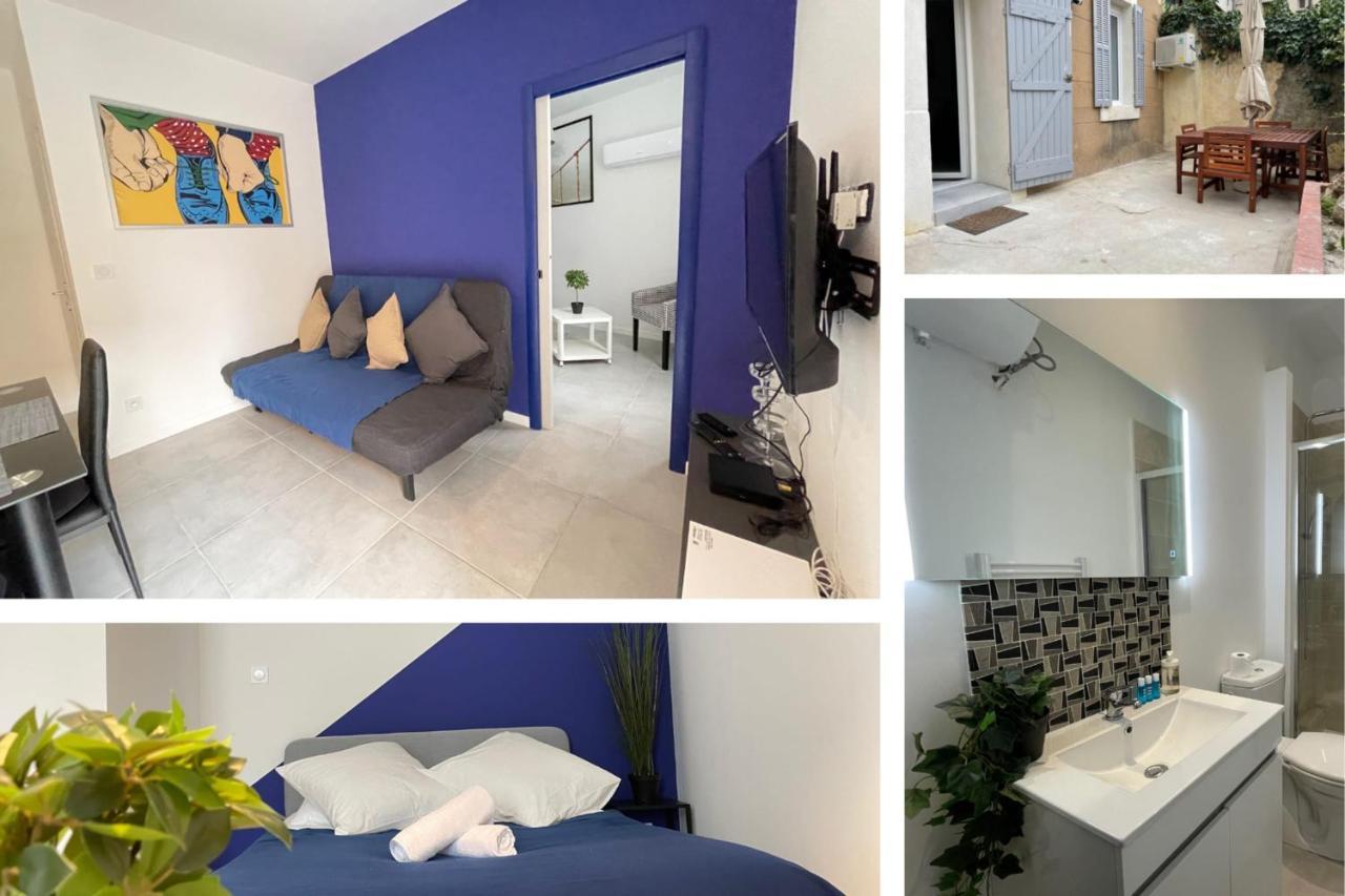 Le Grand Bleu Terrasseclimwifinetflix Proche Gare-Centre Apartment Marseille Luaran gambar