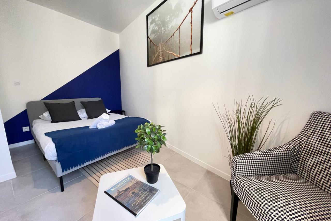 Le Grand Bleu Terrasseclimwifinetflix Proche Gare-Centre Apartment Marseille Luaran gambar